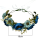 thumbnail image 2 of Corona floral Boho Flor Diadema Corona para el cabello Tocado floral Halo con cinta Festival de fiesta de boda Zhivalor CPB-DE-LYY976-2, 2 of 5