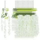 thumbnail image 3 of 18 Uds simulación de glicina colgante flores de glicina guirnalda de glicina flores artificiales decoraciones para el hogar o la boda, 3 of 7