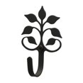 thumbnail image 1 of Leaf Fan Wall Hook Extra Small - Black, 1 of 1