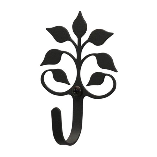 Leaf Fan Wall Hook Extra Small - Black
