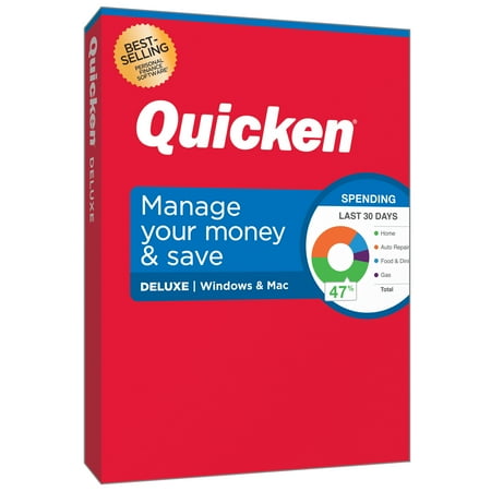 Quicken Deluxe Personal Finance 2020 – Manage your money and save – 1-Year Subscription (Windows/Mac)