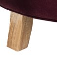 thumbnail image 4 of SAFAVIEH Amelia Contemporary Glam Tufted Storage Ottoman, Bordeaux, 4 of 9