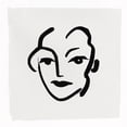 thumbnail image 2 of Isabelle Z 15x15 White Modern Wood Framed Museum Art Print Titled - The Mirror I, 2 of 4