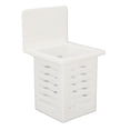 thumbnail image 2 of Estante de drenaje para baño, plástico adhesivo, impermeable, pequeño organizador de cesta de ducha de pared, 2 of 14