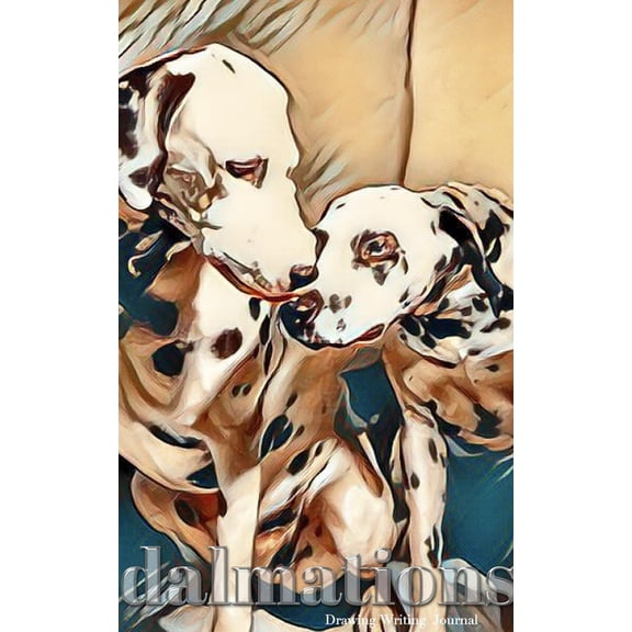 Dalmatian Writing Drawing Journal: Dalmation Writing Drawing Journal, (Paperback)