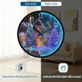 thumbnail image 5 of Voice Activated Clock with Glow Light 12 Inch Large Silent Wall Clock Battery Operated for Home Decor Christmas Trees with Lights, 5 of 8