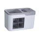 thumbnail image 4 of Organizador de especias para armario de cocina y conservas. gris blanco 4 rejillas, 4 of 9