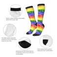 thumbnail image 3 of Gaeub Colorful Tie Dye Printed Design Socks Stretchy High Tube Socks for Men Women Teens , Softball Soccer Socks for Hiking, Sport, 3 of 6