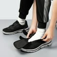 thumbnail image 3 of SKIUHS Unisex Adjustable Hook-and-Loop Mesh Shoes - Extra Wide & Deep, Soft Non-Slip Sole for Elderly, Swollen Feet & Post-Surgery, 3 of 5