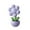 Purple, variant on Dadatutu 4" ​Cartoon Flower Night Light Battery Operated, Mini Bedside Lamp Adjustable Cute Flower Light Kids Bedroom Decor Children Gifts