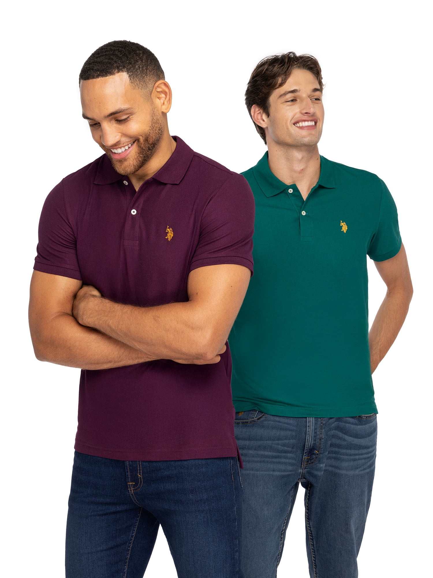 U.S. Polo Assn. Men's Performance Pique Polo Shirt