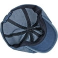 thumbnail image 5 of CoCopeaunts Octagonal Newsboy Cap Berets Men Women Flat Cap Hat Washed Cotton Denim Beret Cap Vintage Artist Painter Beret Hat, 5 of 7