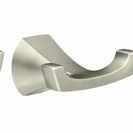 

SpotGuard Brushed Nickel Double Robe Hook