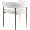 thumbnail image 6 of Meridian Furniture Brielle Cream Boucle Fabric Dining Chair (Set of 2), 6 of 6
