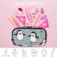 thumbnail image 4 of MUOOUM Pencil Case, Cute Penguin Pattern Large Capacity Pencil Pouch Stationery Pen Bag, 4 of 7