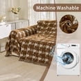 thumbnail image 4 of Smuge Couch Cover Sofa Covers Washable, Sectional Couch Covers L Shape Sofa towel Slipcovers Furniture Protector for Dogs Cats Pet(71"x 150", Dark Coffee), 4 of 8