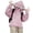 Pink, variant on Unisex Shark Tooth Hoodie Pullover Loose Long Sleeve Oversized Hooded Sweatshirt for Men Women Cute Streetwear Tops with Pocket S‑XXL
