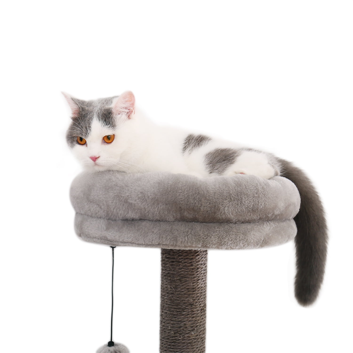 Kadyn 57" Cat Tree Condo, 4 Levels Platform Cat Tower for Large Cats with Fully Scratching Posts, Hammock, Padded Perch Cat Tower for Indoor, Gray Kadyn 57" Cat Tree Condo, 4 Levels Platform Cat Tower for Large Cats with Fully Scratching Posts, Hammock, Padded Perch Cat Tower for Indoor, Gray