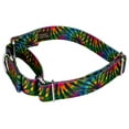 thumbnail image 5 of Country Brook Petz® 3/4 inch Tie Dye Stripes Martingale Dog Collar and Leash, Small, 5 of 7