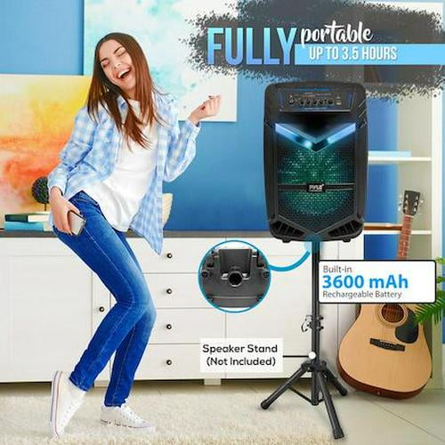 Pyle 10 Inch Portable Speaker  (图2)