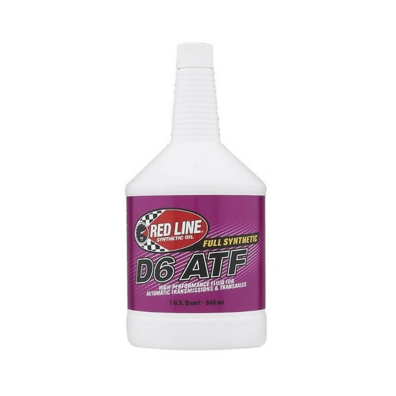 Red Line 30704 D6 Automatic Transmission Fluid - 1 Quart (Pack of 6)