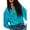LakeBlue, variant on Womens Half Button Pullover Knit Sweater Casual Henley Tunic Tops