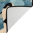 thumbnail image 4 of FREEAM Floral Ukiyoe Fish Doormats Bathroom Floor Mat Lightweight Non-Slip Area Rugs Entrance Front Door Rug for Outdoor Garden Kitchen Bedroom 23.6" x 15.7", 4 of 7