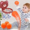 thumbnail image 3 of Un traje de juguete para niños Mini lindo osito de baloncesto Juguetes de baño para el baño Juegos de canasta en la piscina, 3 of 4