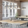 thumbnail image 5 of 52404PN Kichler Lighting Eastmont - 5 Light Linear Chandelier In Vintage Industrial Style-19 Inches Tall and 8 Inches Wide-Polished Nickel Finish, 5 of 5