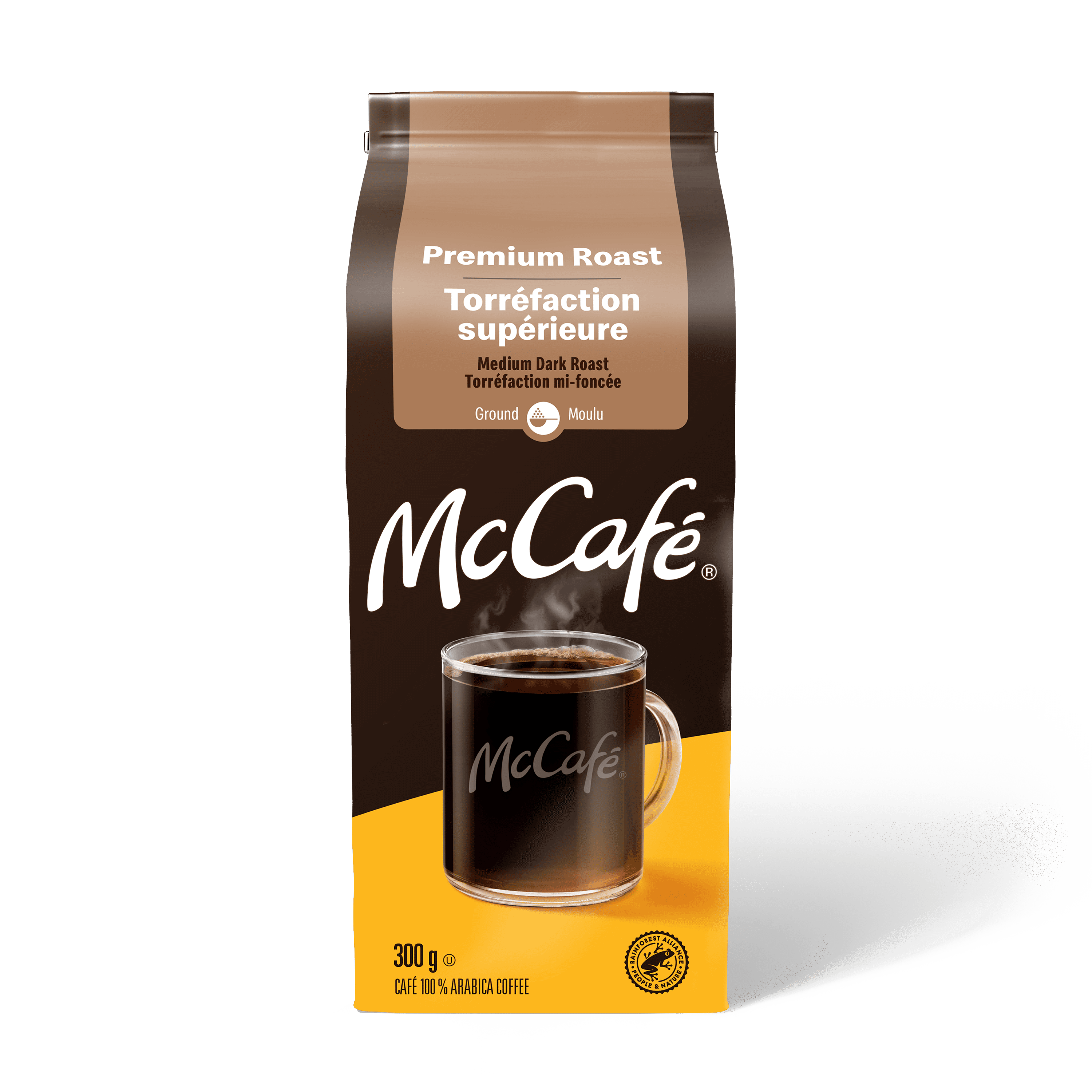 McCafé 100 % Arabica Coffee Premium Roast Medium Dark Roast Ground