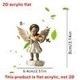 thumbnail image 2 of Czzoypi African American Figurines, 3.1 Inch Guardian Angel Figurines for Home Decoration, Hand Painted Praying Angel Statue for Godmother, Birthday, Wedding and Sister Gifts, 2 of 6
