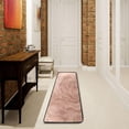 thumbnail image 3 of Dreamtimes Abstract Shining Pink Wave Hallway Runner Rug 2'x6' Kitchen Rug with Rubber Backing Non Slip Entryway Rug Runner Washable Soft Area Rug for Hallway Bedroom Kitchen Decor, 3 of 6