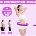 thumbnail image 3 of Weighted Hula Hoop for Adults and Kids, Smart Hula Hoop for Weight Loss, Adjustable Weighted Hula Hoop for Workout, 3 of 4