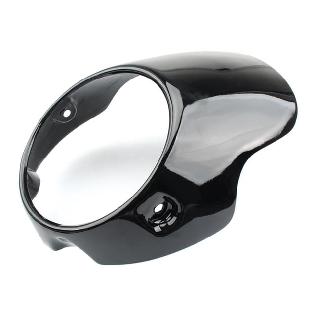 Protector de Faro de Motocicleta Cola 7 Pulgadas Negro Carenado de Faros