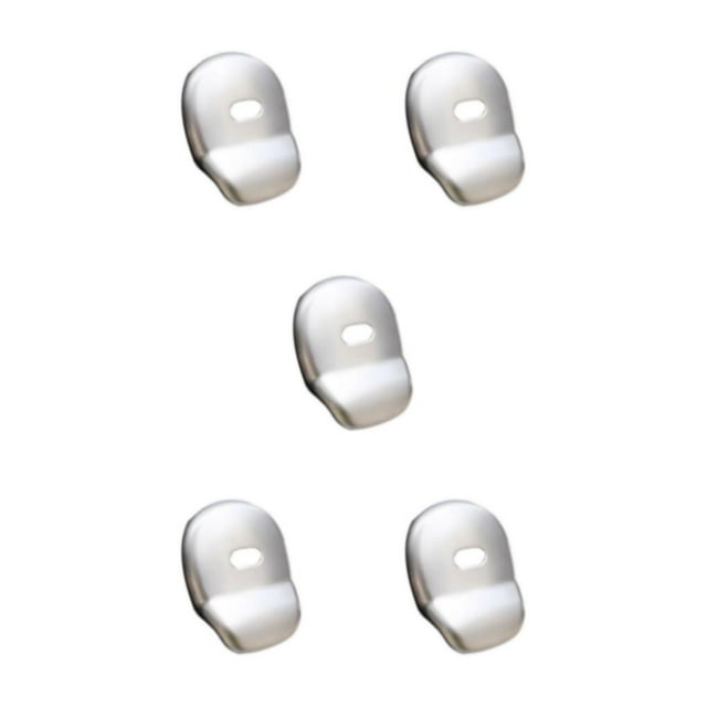 ZheElen ABS Materials Rear Door Handle Trim Exterior For Long-lasting Car Outer Tailgate Handle Covers Silver 5Set