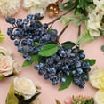 thumbnail image 3 of 3pcs White Green Artificial Berries Fake Foam Flowers Plants Decoration Picks Wedding DIY Bouquet Garland Christmas Tree Arrangement, 3 of 3