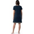 thumbnail image 2 of Fruit of the Loom Women's Super Soft and Breathable Sleep Shirt, Midnight Blue, XL, 2 of 6