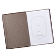 thumbnail image 3 of Christian Art Gifts Classic Journal Names Of God Exodus 34:6 Bible Verse, Inspirational Scripture Notebook, Ribbon Marker, Brown Faux Leather Flexcover, 336 Ruled Pages, 3 of 5