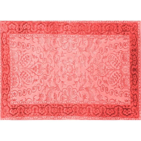 Ahgly Company Indoor Rectangle Persian Red Traditional Area Rugs, 6' x 9'