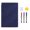 Dark Blue, variant on Reusable Whiteboard Notebook, Portable Dry Erase Board,Includes 1 White Cloth, 3 Pens, And a Blackboard Eraser. Mini Portable Whiteboard Notebooks for Office Home Use Travelers Notebook Dark Blue