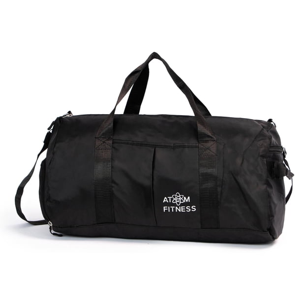 Maleta Deportiva Atom | Resistente, Amplia y Moderna negro Largo 46 cm - Ancho 23 cm - Alto 28 cm