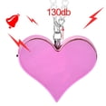 thumbnail image 3 of Defensa personal, alarma de defensa personal en forma de corazón 130DB Alarma personal Logre más Jadeshay A, 3 of 8