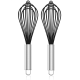 thumbnail image 1 of Batidor de silicona, paquete de 1/2/3 Batidores profesionales para cocinar sin rayar, batidor de acero inoxidable y silicona, batidor de goma de plástico para utensilios de cocina antiadherentes,, 1 of 7