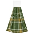 thumbnail image 7 of Dailycode Kitchen Wash Cloths with Hanging Loops Absorbent Absorbent Quick Drying Hand Towels, 2 Pack, Polka Dot Green Plaid, 7 of 7