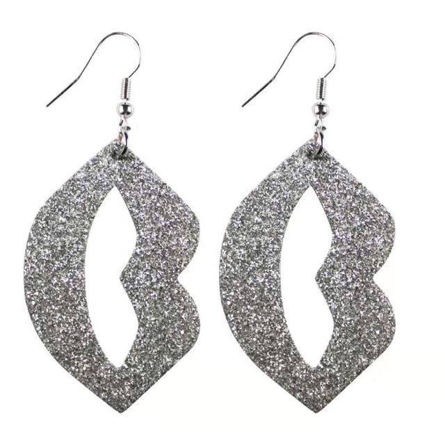 Minnieouse Pendientes Cuero Labio Oreja Cuelga En forma de corazón Joyería hueca Adornos de aretes Favores de fiesta Regalo de San Valentín Boda Ropa, zapatos y accesorios Miscelánea tipo 5 Minnieouse AP010115-05