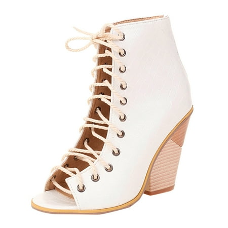 XDDST Plus Size White Womens Summer Sandals Fashion Sexy Club Show Thin Stiletto Heels Strap Open Toed Hollow Out Female Shoes Sandals