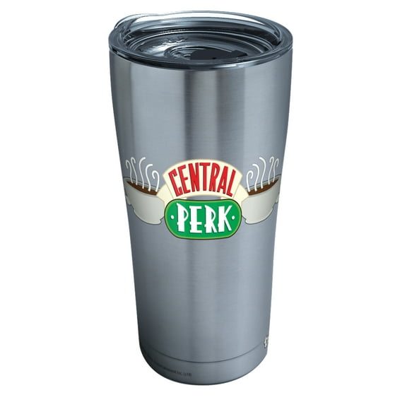 Tervis Friends - Central Perk Triple Walled  Insulated Tumbler Travel Cup Keeps Drinks Cold & Hot, 20oz, Stainless Steel