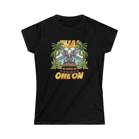 Thai One On Tee, Women's Softstyle Tee, Destination T, Matching Vacay Tee