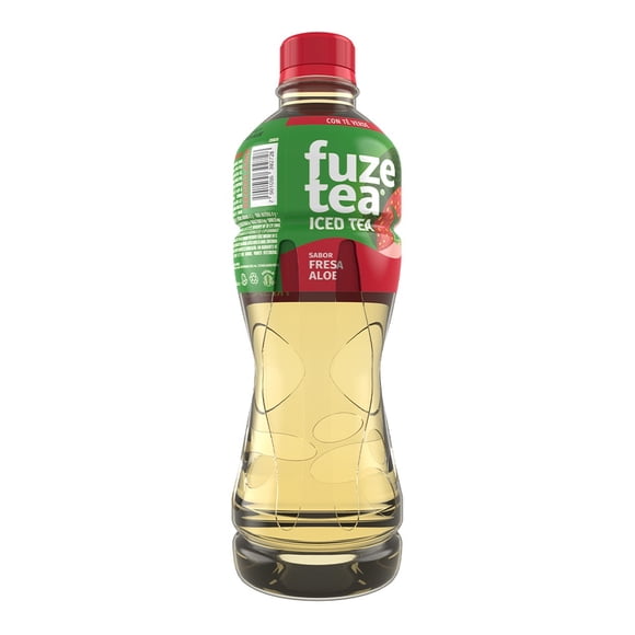 Te verde Fuze Tea sabor fresa aloe iced tea 600 ml