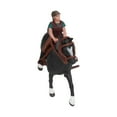 thumbnail image 4 of Horse Rider Model, Horse Rodeo Model Cute Delicate Birthday Gift  For Children Kid For Home Travel For Party Green Horseman,Pink Horseman, 4 of 8